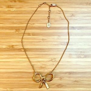 Juicy Couture bow necklace